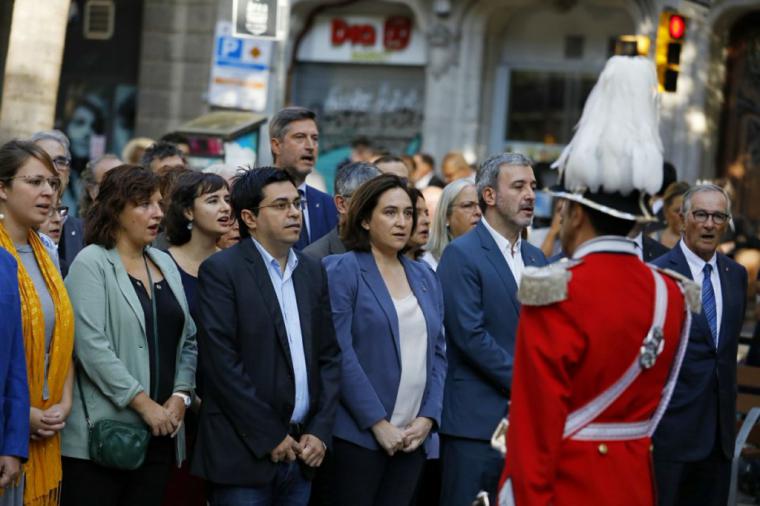 Ada Colau y Pablo Iglesias protagonistas de la Diada