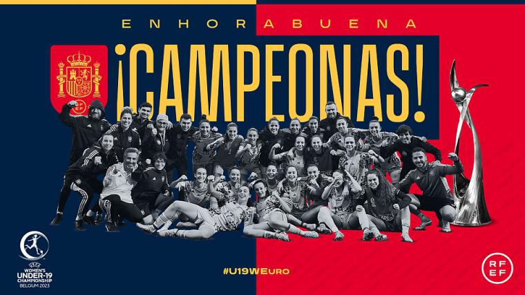 España campeona de Europa sub-19