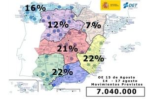 Dispositivo de tráfico especial para el puente del 15 de agosto activado