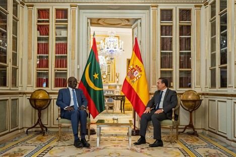 Albares y su homólogo mauritano refuerzan la cooperación bilateral
