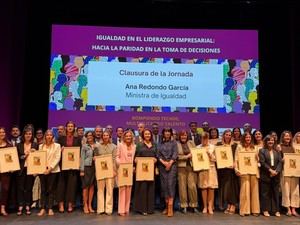 Ana Redondo entrega distintivos de igualdad a 40 empresas galardonadas