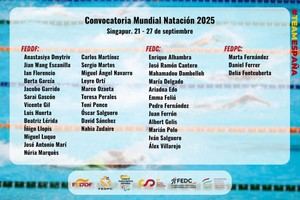 España presenta a sus 38 nadadores para el Mundial Paralímpico en Singapur