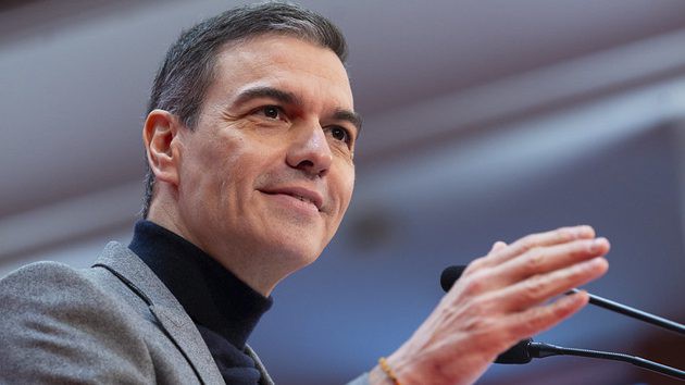 Pedro Sánchez se dirige a la militancia del PSOE en el Día del Trabajador