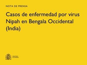 Brotes de virus Nipah confirmados en Bengala Occidental, India