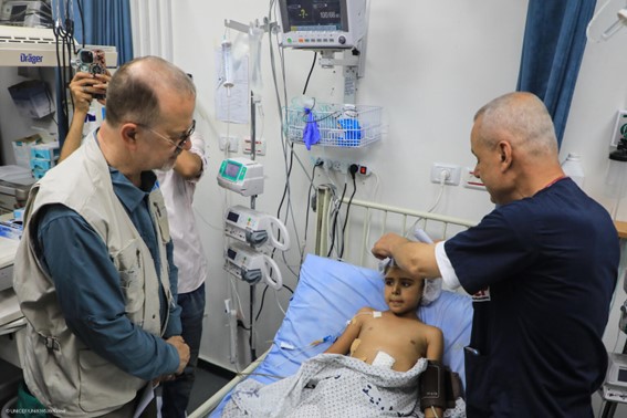 UNICEF exige acceso humanitario urgente tras visita a Gaza y Cisjordania