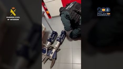 Desmantelado grupo que robaba cajeros automáticos con explosivos en Granada