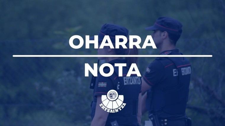 Mujer arrestada en Urretxu por apuñalar a su pareja durante una discusión