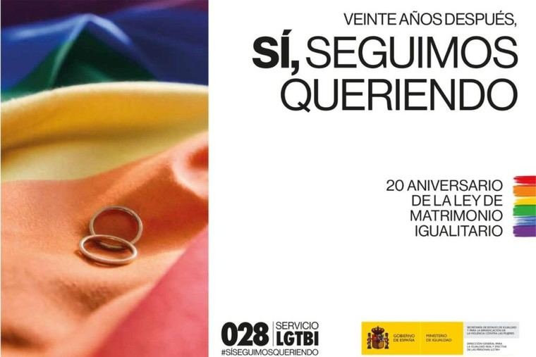 Celebración del Orgullo LGTBI: 20 años de matrimonio igualitario en España