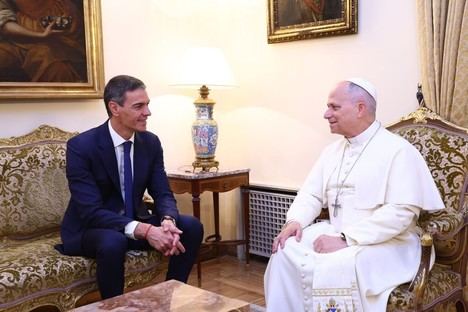 El presidente del Gobierno se reúne con el papa León XIV