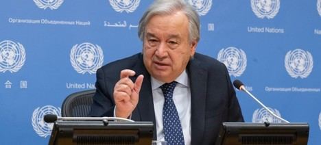 Guterres apoya el reconocimiento de Palestina por más países para fortalecer su posición