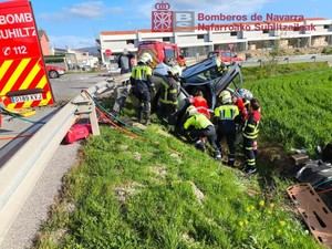 Joven de 20 años muere en accidente de tráfico en Beriáin