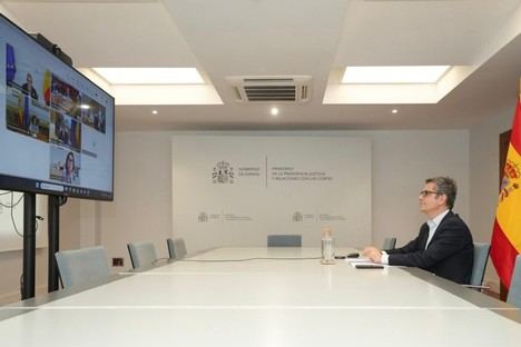 Bolaños asiste a la reunión de coordinación de la Policía Judicial