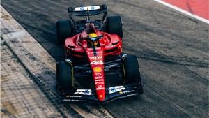 Hamilton realiza otra sesión de pruebas con Ferrari en Barcelona
