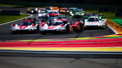 Porsche enfrenta desafíos en la prueba previa a las 24 Horas de Le Mans