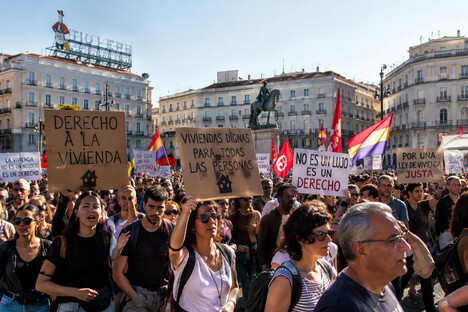 El Gobierno apoya una huelga general por la vivienda contra la oposición el 11 de noviembre