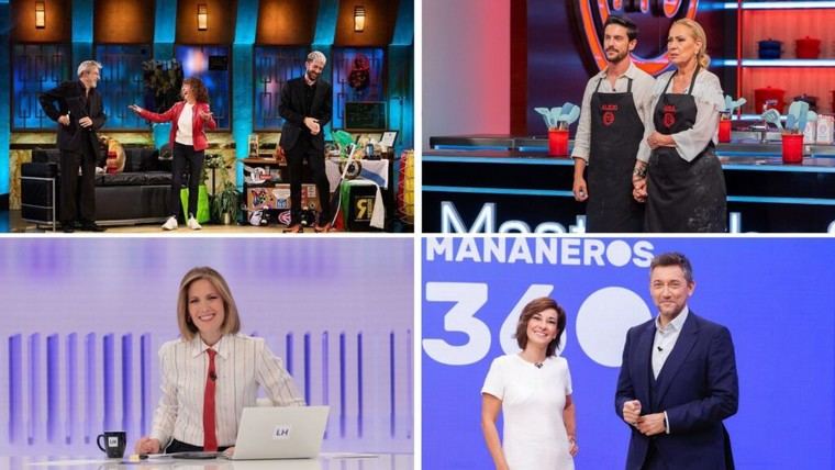 La 1 se posiciona como colíder del lunes con un 13,4% de audiencia