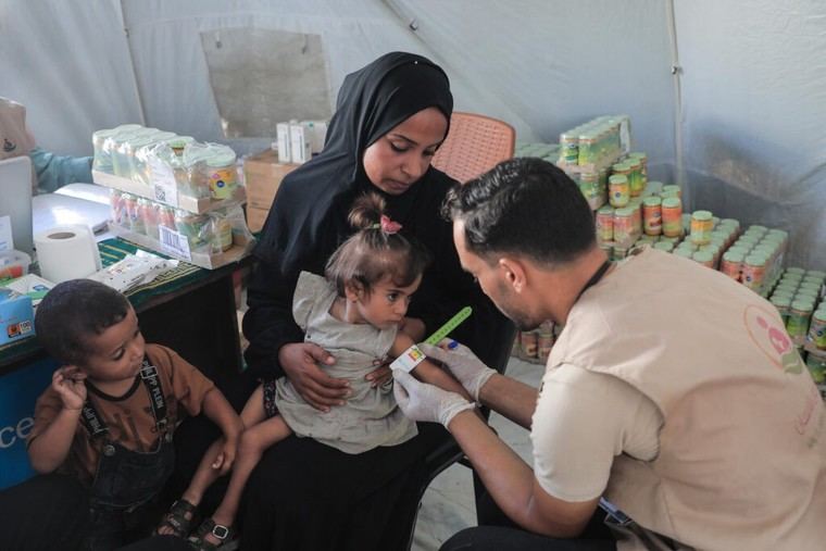 Desnutrición infantil en Gaza alcanza cifras alarmantes en agosto