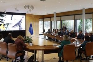 Robles destaca el papel crucial del dominio espacial en el tercer aniversario de la guerra en Ucrania