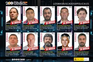 La Policía Nacional pide ayuda para atrapar a los fugitivos más peligrosos de España