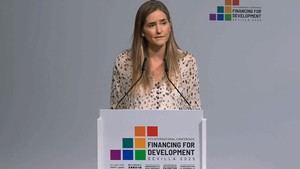 Aagesen aboga por una financiación climática que promueva justicia social y desarrollo sostenible en Sevilla
