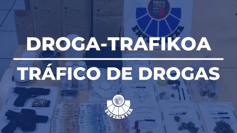 Tres detenidos en Lezo durante un operativo antidroga de la Ertzaintza