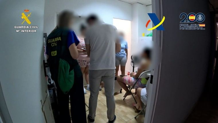Rescatan a 162 mujeres víctimas de explotación sexual en España