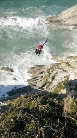 Rescates de emergencia en Euskadi: Mutriku, Valdegobia y Zumaia