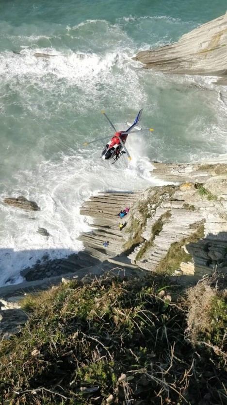 Rescates de emergencia en Euskadi: Mutriku, Valdegobia y Zumaia