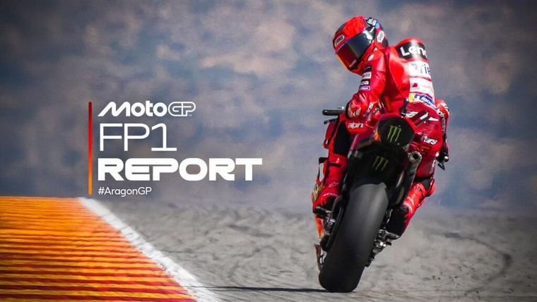 Marc Márquez lidera la FP1 en el GP de Aragón