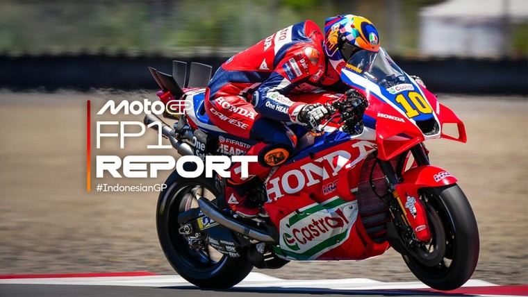 Luca Marini lidera la FP1 en Mandalika