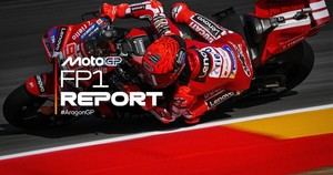Márquez lidera la FP1 en MotorLand Aragón