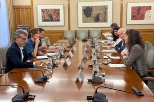 Mónica García dialoga con médicos sobre la crisis humanitaria en Gaza