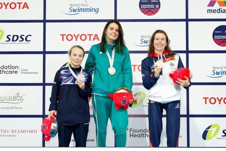 Nahia Zudaire suma otra medalla para España en el Mundial de Natación Paralímpica