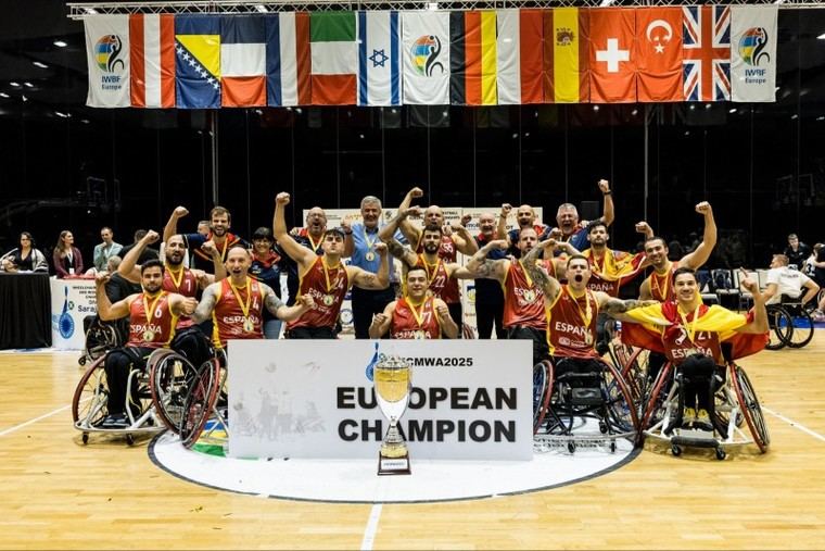 España brilla en el Europeo de Baloncesto en Silla de Ruedas: oro masculino y bronce femenino