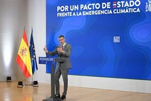 Sánchez propone un pacto nacional para combatir la emergencia climática