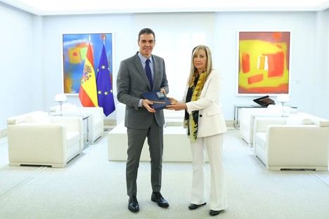 Sánchez se reúne con la presidenta del Tribunal Supremo
