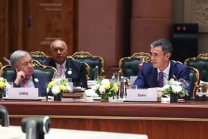 Sánchez aboga por una IA que potencie derechos y democracia en la Cumbre de Nueva Delhi