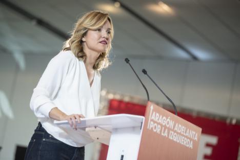 Pilar Alegría critica el patriotismo de la ultraderecha como un interés económico
