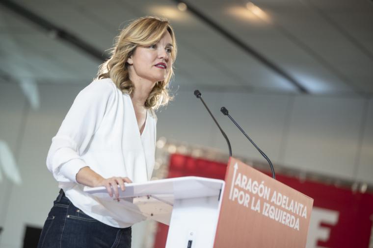 Pilar Alegría critica el patriotismo de la ultraderecha como un interés económico