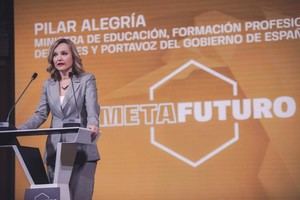 Pilar Alegría destaca la educación como defensa contra la desinformación en Metafuturo 2025