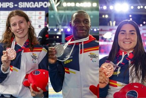 España inicia el Mundial de Natación Paralímpica con tres medallas