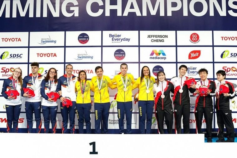 España suma cuatro medallas en la cuarta jornada del Mundial de Natación Paralímpica