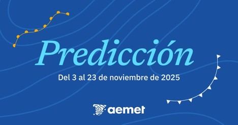 Pronóstico meteorológico para noviembre de 2025 en España