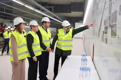 Óscar Puente supervisa el avance del acceso ferroviario al Aeropuerto de Barcelona con inversión de 400 millones