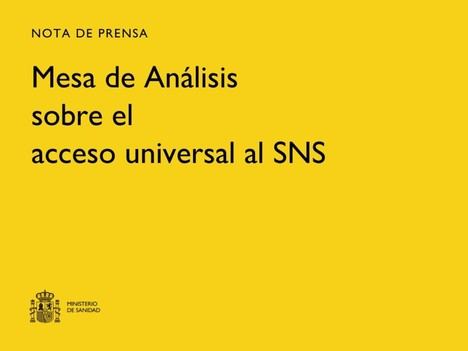 Sanidad establece mesa para garantizar acceso universal al sistema de salud