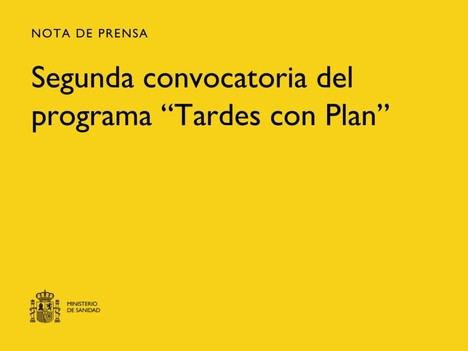 Sanidad destina más de 106 millones a la segunda convocatoria de 'Tardes con Plan' para actividades saludables