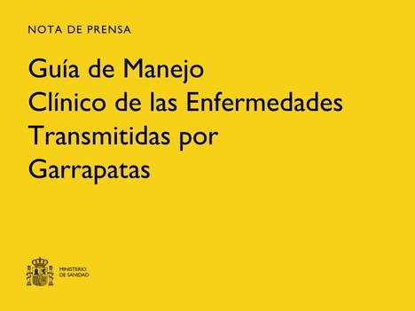 Nueva guía del Ministerio de Sanidad para el manejo de enfermedades por garrapatas en España