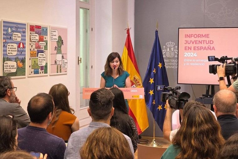 Sira Rego presenta el Informe sobre la Juventud en España 2024