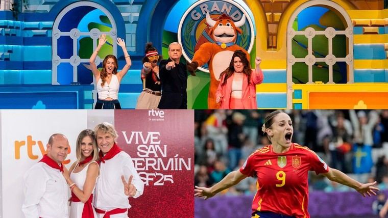 La 1 brilla en audiencias con Sanfermines, Eurocopa femenina y Grand Prix