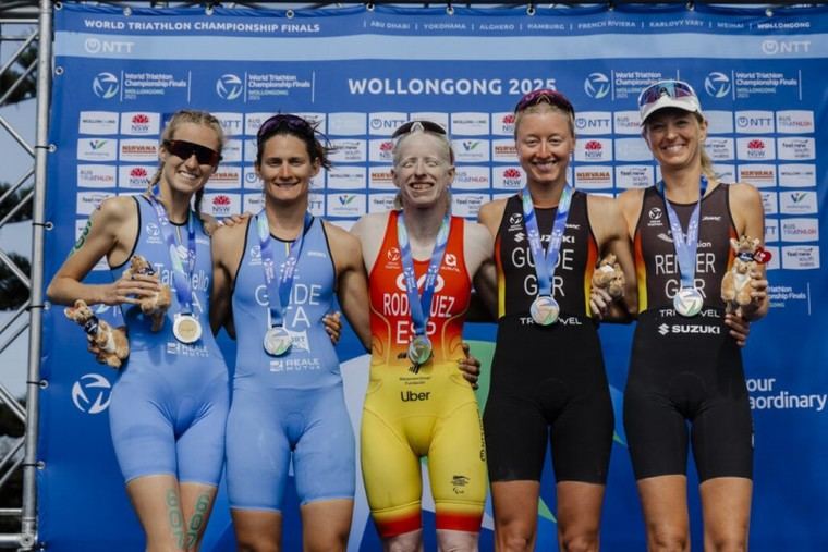 España brilla en el Mundial de Triatlón Paralímpico con un oro y dos bronces